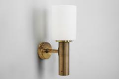 Danish Brass Torch Wall Sconces Denmark ca 1960s - 3163666