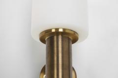 Danish Brass Torch Wall Sconces Denmark ca 1960s - 3163671