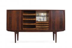 Danish Brazilian Rosewood Sideboard with Center Bar - 1079962