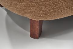 Danish Cabinetmaker Armchair in Light Brown Upholstery Denmark 1940s - 4696148