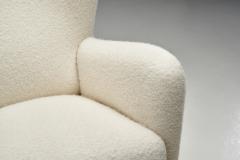 Danish Cabinetmaker Armchair with Stained Beech Legs Denmark 1940s - 2189051