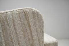 Danish Cabinetmaker Armchair with Stained Beech Legs Denmark ca 1940s - 3254234