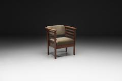 Danish Cabinetmaker Armchair with Wooden Frame Denmark Mid 20th Century - 4753537