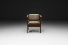 Danish Cabinetmaker Armchair with Wooden Frame Denmark Mid 20th Century - 4753601