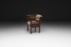 Danish Cabinetmaker Armchair with Wooden Frame Denmark Mid 20th Century - 4753602