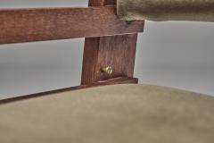 Danish Cabinetmaker Armchair with Wooden Frame Denmark Mid 20th Century - 4753610