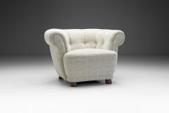 Danish Cabinetmaker Curved Easy Chair Denmark ca 1940s - 2598070