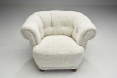 Danish Cabinetmaker Curved Easy Chair Denmark ca 1940s - 2598071