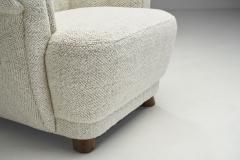 Danish Cabinetmaker Curved Easy Chair Denmark ca 1940s - 2598077