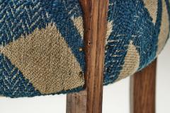 Danish Cabinetmaker Dressing Chair with Patterned Upholstery Denmark 1930s - 4804754