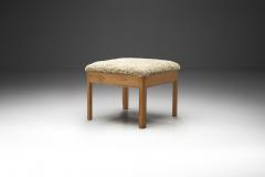 Danish Cabinetmaker Elm Wood Stool Denmark 1940s - 2284044