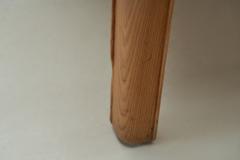 Danish Cabinetmaker Elm Wood Stool Denmark 1940s - 2284051