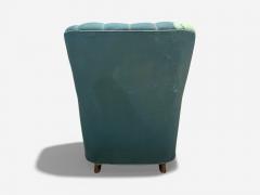 Danish Cabinetmaker Lounge Chair Beech Wool Denmark 1930s - 4453760