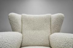 Danish Cabinetmaker Mid Century Lounge Chair with Rolled Arms Denmark 1940s - 3254539