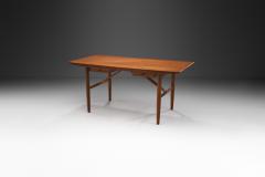 Danish Cabinetmaker Teak and Oak Desk with Drawers Denmark ca 1950s - 3103534