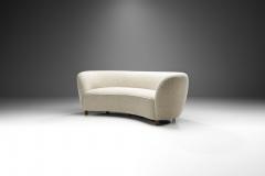 Danish Cabinetmaker Three Seater Banana Sofa Denmark 1940s - 2171519