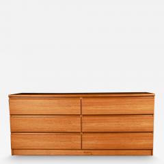 Danish Denmark Mid Century Modern Long Teak Dresser - 3315825