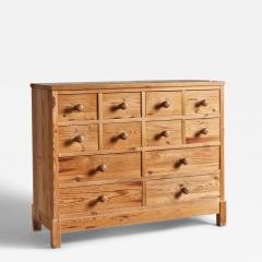 Danish Designer Chest of Drawers in Pine Denmark c 1960s - 4797239
