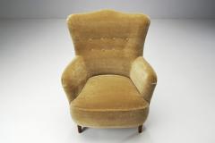 Danish Easy Chairs with Beech Legs Denmark 1940s - 3114999