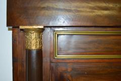 Danish Empire Overmantel Mirror of Mahogany - 1989574