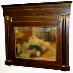 Danish Empire Overmantel Mirror of Mahogany - 1989575