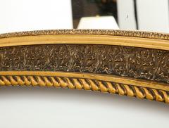 Danish Giltwood and Painted Concave Sided Mirror circa 1860s - 759498