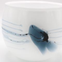 Danish Holmegaard Michael Bang Glass Cache Pot Denmark - 4373012