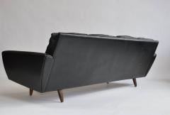 Danish Leather Sofa with Rosewood Legs - 378340