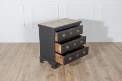 Danish Louis Seize Style Chest of Drawers with Painted Marble Top circa 1920 - 4223214