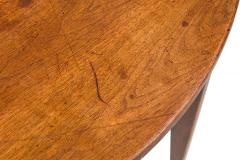 Danish Mid Century Circular Walnut Revolving Lazy Susan Dining Table - 4635733