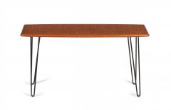 Danish Mid Century Iron and Teak Coffee Table - 4171906