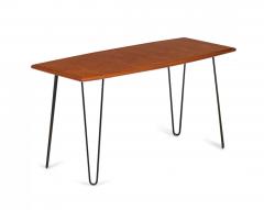 Danish Mid Century Iron and Teak Coffee Table - 4171908