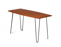 Danish Mid Century Iron and Teak Coffee Table - 4171910
