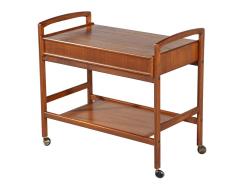 Danish Mid Century Modern Bar Cart 1960 s by Arrebo Mobler - 4426064