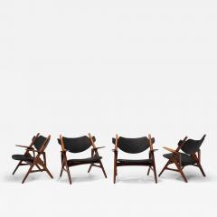 Danish Mid Century Modern Chairs in the Manner of Hans Wegner Denmark ca 1960s - 3244499