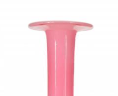 Danish Mid Century Modern Holmegaard Pink Glass Vase - 4195752