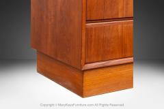 Danish Mid Century Modern Long Teak Dresser - 3991985