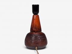 Danish Mid Century Modern Orange Red Glazed Stoneware Denmark 1970s - 4803185