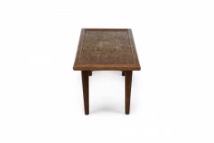 Danish Mid Century Modern Rectangular Incised Rosewood Low Coffee Table - 4171913