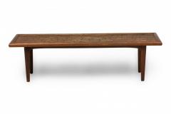 Danish Mid Century Modern Rectangular Incised Rosewood Low Coffee Table - 4171915