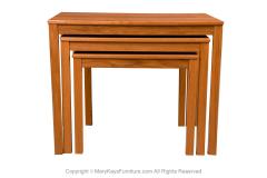 Danish Mid Century Modern Teak Nesting Tables - 3021261