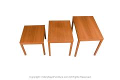 Danish Mid Century Modern Teak Nesting Tables - 3021275
