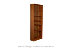 Danish Mid Century Modern Teak Tall Bookcase - 3920313