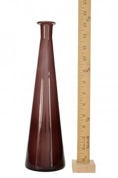 Danish Mid Century Purple Glass Bud Vase - 4672768