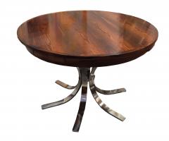 Danish Mid Century Rosewood and Chrome Table - 1379572