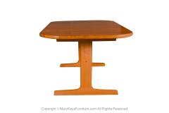 Danish Mid Century Teak Expandable Dining Table - 2973404