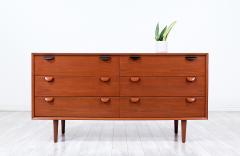Danish Modern 6 Drawer Teak Dresser - 3263197