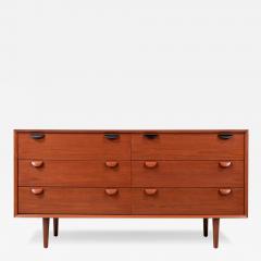 Danish Modern 6 Drawer Teak Dresser - 3266094