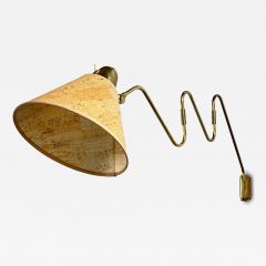 Danish Modern Articulating Wall Light Brass Denmark 1960s - 4493250