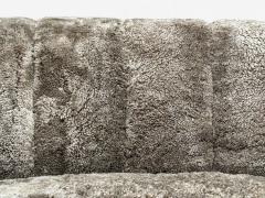 Danish Modern Beechwood Sahara Sheepskin Banana Sofa Denmark 1940s - 4384948